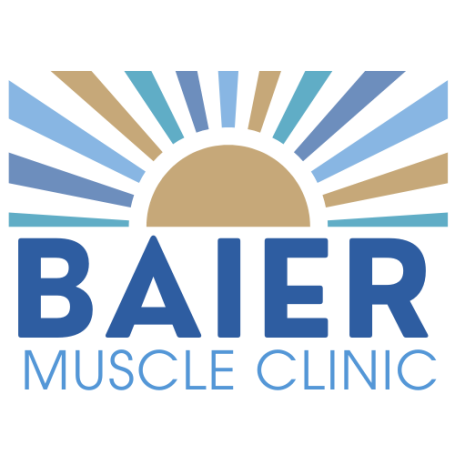 Baier Muscle Clinic logo with slogan "Make today a better day"